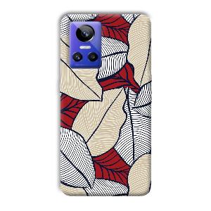 Leafy Pattern Phone Customized Printed Back Cover for Realme GT Neo 3