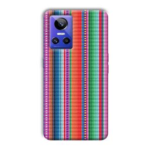 Fabric Pattern Phone Customized Printed Back Cover for Realme GT Neo 3