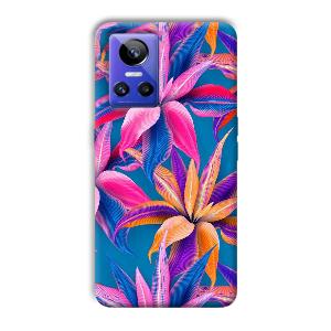Aqautic Flowers Phone Customized Printed Back Cover for Realme GT Neo 3