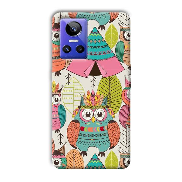 Fancy Owl Phone Customized Printed Back Cover for Realme GT Neo 3