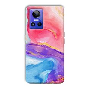 Water Colors Phone Customized Printed Back Cover for Realme GT Neo 3