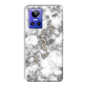 Grey White Design Phone Customized Printed Back Cover for Realme GT Neo 3