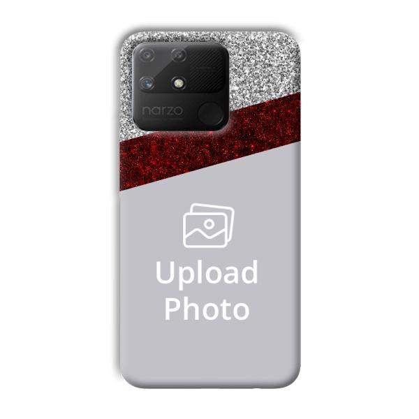 Sparkle Customized Printed Back Cover for Realme Narzo 50A