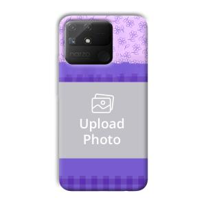 Cute Flowers Customized Printed Back Cover for Realme Narzo 50A