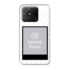White Background  Customized Printed Back Cover for Realme Narzo 50A