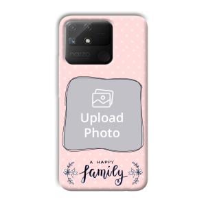 Happy Family Customized Printed Back Cover for Realme Narzo 50A