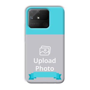 Blue Customized Printed Back Cover for Realme Narzo 50A