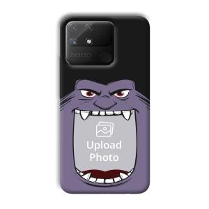 Purple Monster Customized Printed Back Cover for Realme Narzo 50A