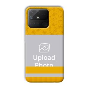 Mustard Flowers Customized Printed Back Cover for Realme Narzo 50A