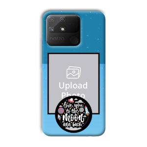 Love You Customized Printed Back Cover for Realme Narzo 50A