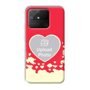 Heart Customized Printed Back Cover for Realme Narzo 50A