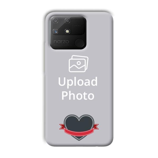 Heart Customized Printed Back Cover for Realme Narzo 50A