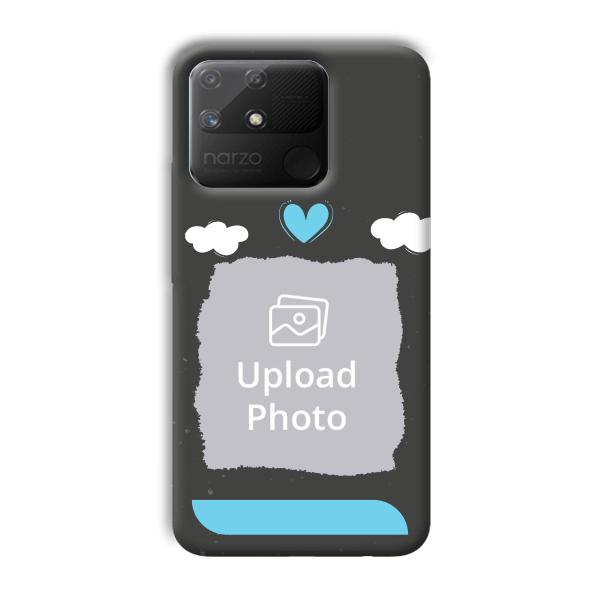 Love & Clouds Customized Printed Back Cover for Realme Narzo 50A