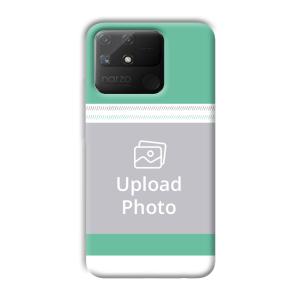 Sea Green Customized Printed Back Cover for Realme Narzo 50A