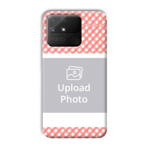 Cloth Pattern Customized Printed Back Cover for Realme Narzo 50A