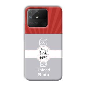 Dad  Customized Printed Back Cover for Realme Narzo 50A