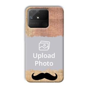 Moustache Customized Printed Back Cover for Realme Narzo 50A