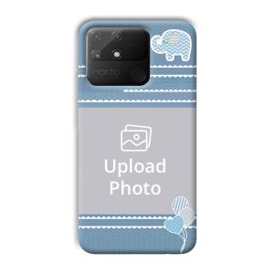 Elephant Customized Printed Back Cover for Realme Narzo 50A