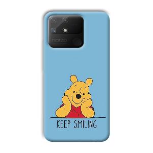 Winnie The Pooh Phone Customized Printed Back Cover for Realme Narzo 50A