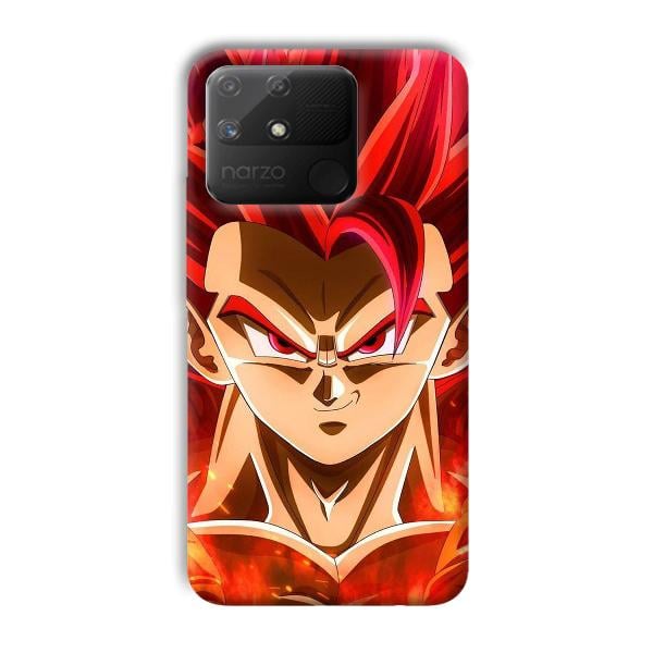 Goku Design Phone Customized Printed Back Cover for Realme Narzo 50A