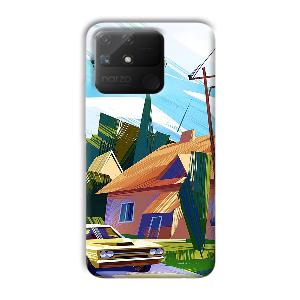 Car  Phone Customized Printed Back Cover for Realme Narzo 50A