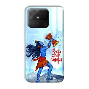 Om Namah Shivay Phone Customized Printed Back Cover for Realme Narzo 50A