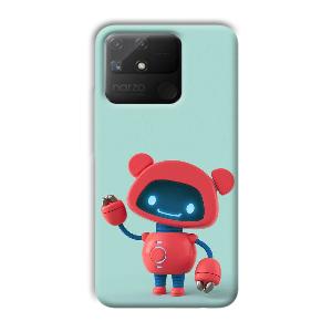 Robot Phone Customized Printed Back Cover for Realme Narzo 50A