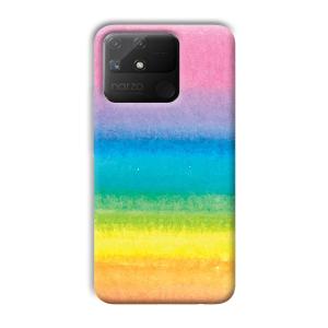 Colors Phone Customized Printed Back Cover for Realme Narzo 50A