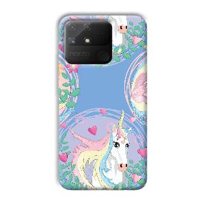 Unicorn Phone Customized Printed Back Cover for Realme Narzo 50A