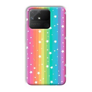 Starry Pattern Phone Customized Printed Back Cover for Realme Narzo 50A