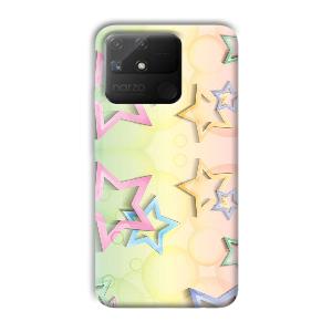 Star Designs Phone Customized Printed Back Cover for Realme Narzo 50A