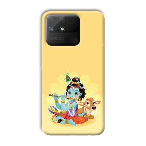Baby Krishna Phone Customized Printed Back Cover for Realme Narzo 50A