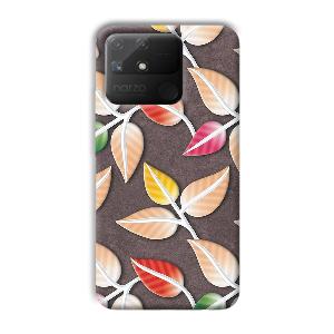 Leaves Phone Customized Printed Back Cover for Realme Narzo 50A