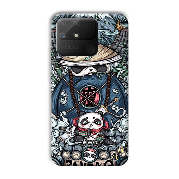 Panda Q Phone Customized Printed Back Cover for Realme Narzo 50A