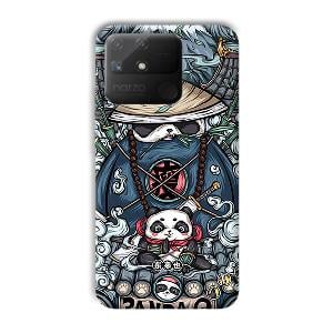Panda Q Phone Customized Printed Back Cover for Realme Narzo 50A