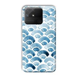 Block Pattern Phone Customized Printed Back Cover for Realme Narzo 50A