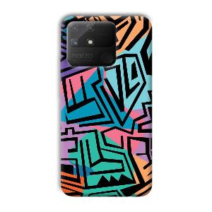 Patterns Phone Customized Printed Back Cover for Realme Narzo 50A