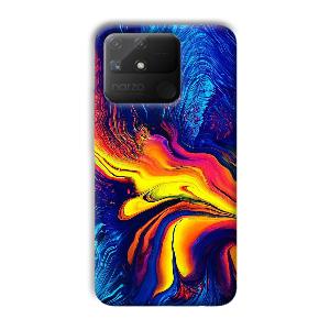 Paint Phone Customized Printed Back Cover for Realme Narzo 50A