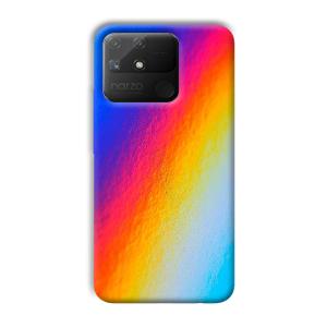 Rainbow Phone Customized Printed Back Cover for Realme Narzo 50A
