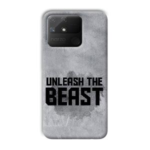 Unleash The Beast Phone Customized Printed Back Cover for Realme Narzo 50A