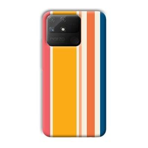 Colorful Pattern Phone Customized Printed Back Cover for Realme Narzo 50A