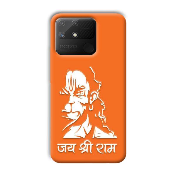 Jai Shree Ram Phone Customized Printed Back Cover for Realme Narzo 50A