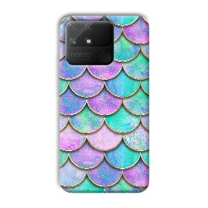 Mermaid Design Phone Customized Printed Back Cover for Realme Narzo 50A