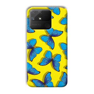 Butterflies Phone Customized Printed Back Cover for Realme Narzo 50A