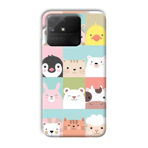 Kittens Phone Customized Printed Back Cover for Realme Narzo 50A