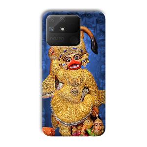 Hanuman Phone Customized Printed Back Cover for Realme Narzo 50A