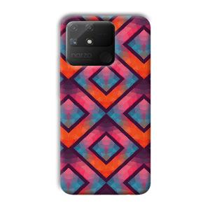 Colorful Boxes Phone Customized Printed Back Cover for Realme Narzo 50A