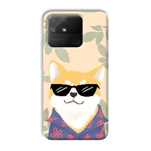 Cat Phone Customized Printed Back Cover for Realme Narzo 50A