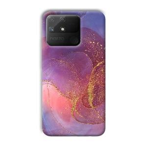 Sparkling Marble Phone Customized Printed Back Cover for Realme Narzo 50A