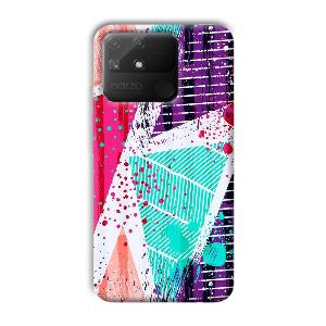 Paint  Phone Customized Printed Back Cover for Realme Narzo 50A